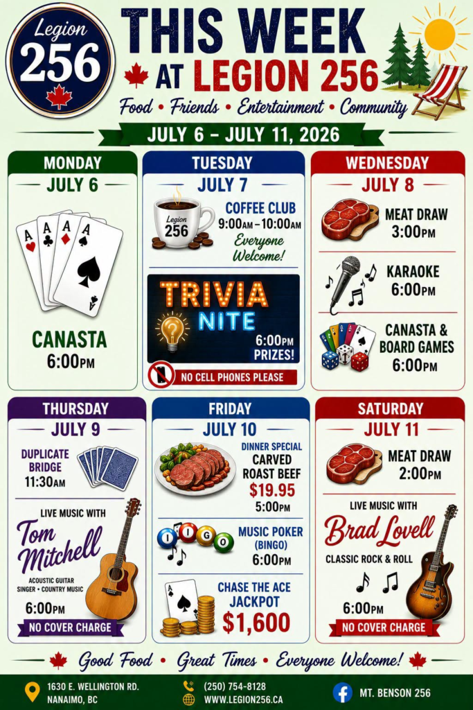 Advert for week July 6 to July 11